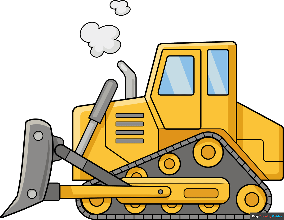 How to Draw a Bulldozer Featured Image
