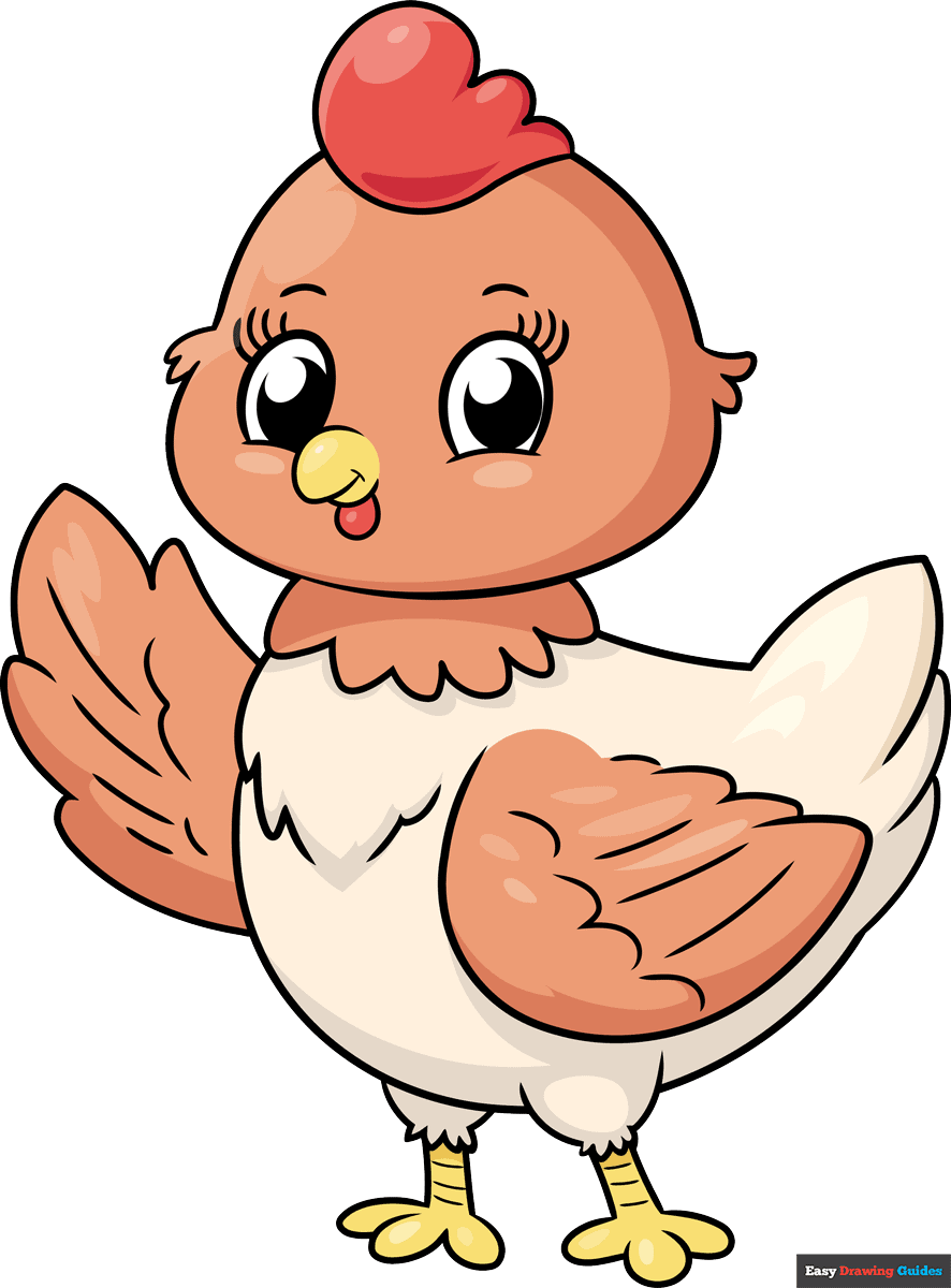 How to Draw a Cute Chicken featured image