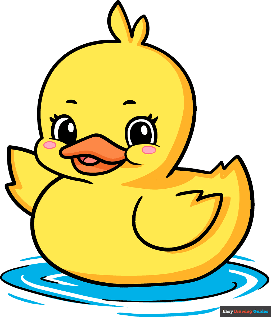 How to Draw a Cute Duck Featured Image