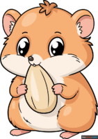 How to Draw a Cute Hamster