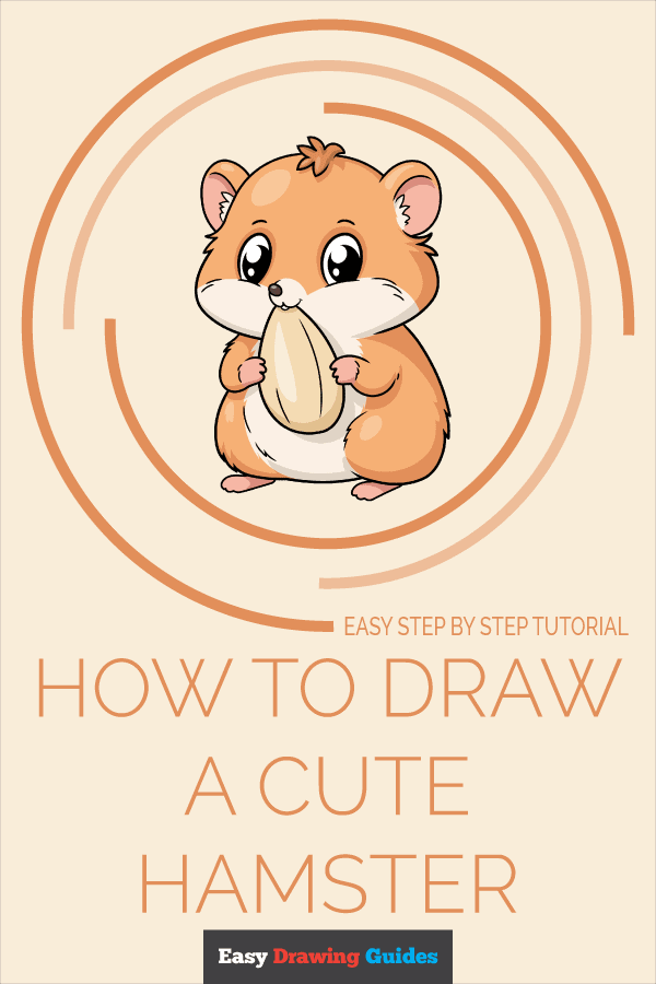 How to Draw a Cute Hamster Pinterest Image