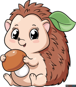 How to Draw a Cute Hedgehog Featured Image