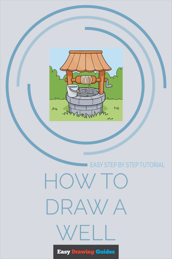 How to Draw a Well Pinterest Image