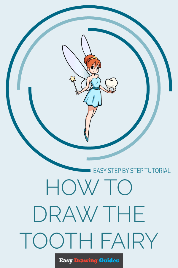 How to Draw the Tooth Fairy Pinterest Image