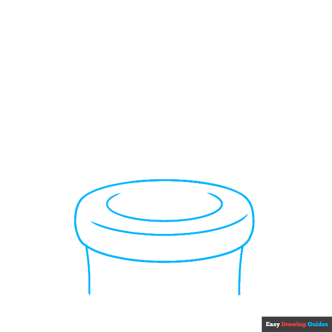 Well step-by-step drawing tutorial: step 1