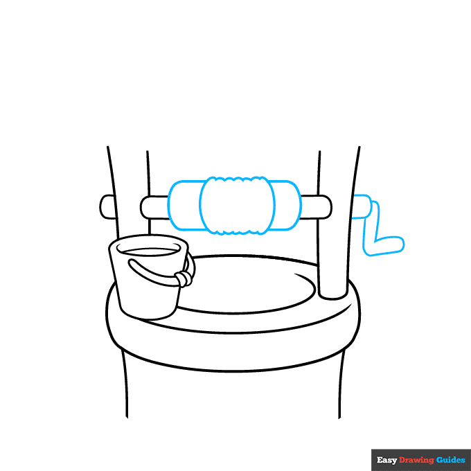 Well step-by-step drawing tutorial: step 4
