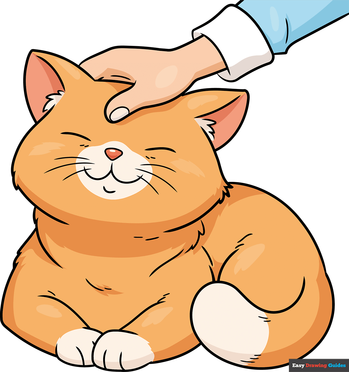 How to Draw a Hand Petting a Cat Featured Image