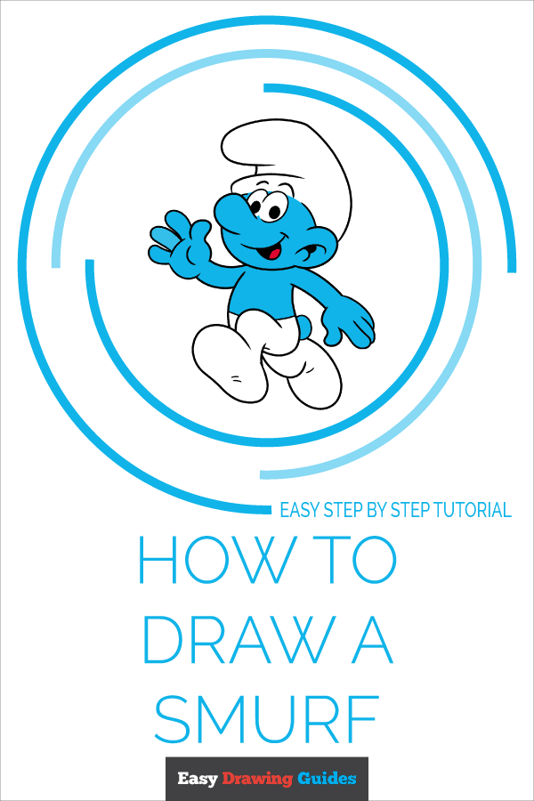 How to Draw a Smurf Pinterest Image