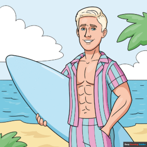 How to Draw Ken from Barbie Featured Image