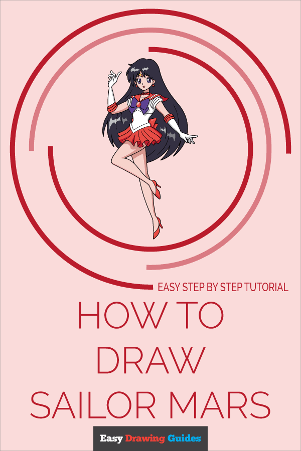 How to Draw Sailor Moon Mars Pinterest Image