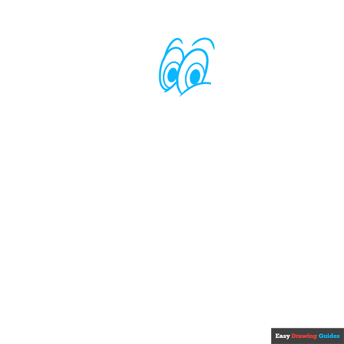 woody woodpecker step-by-step drawing tutorial: step 1