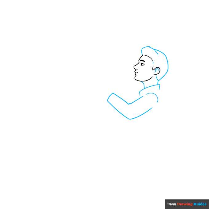 Proposal step-by-step drawing tutorial: step 2