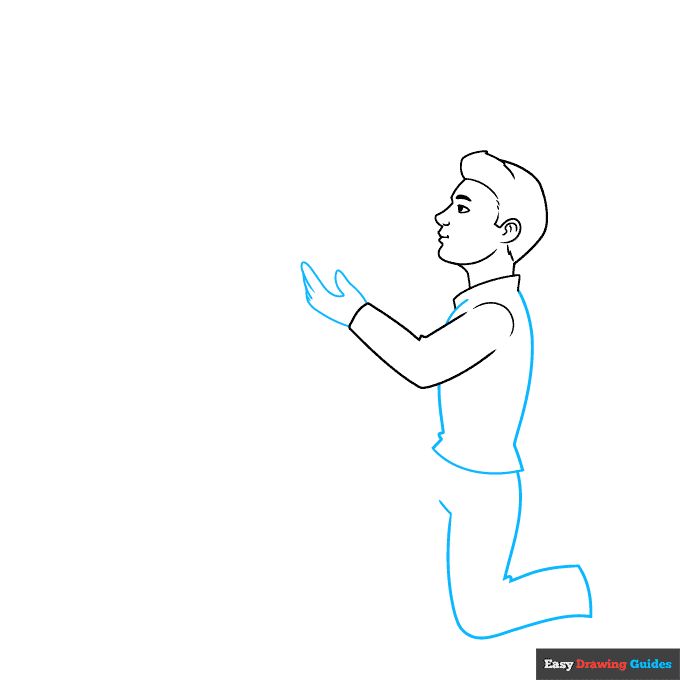 Proposal step-by-step drawing tutorial: step 3