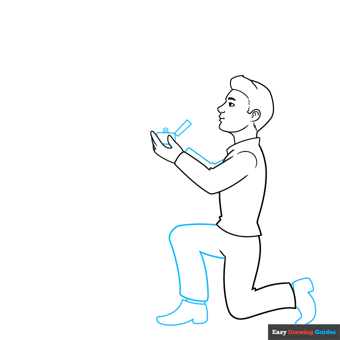 Proposal step-by-step drawing tutorial: step 4