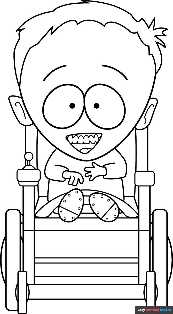 Free printable timmy from south park coloring page