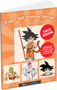 Dragon Ball Drawing Tutorials - 3D eBook cover