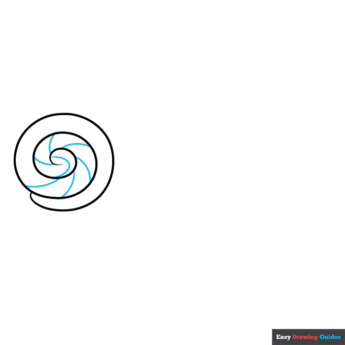 Easy Lollipop for Kids step-by-step drawing tutorial: step 3