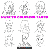 Free Naruto Coloring Pages for Kids - 11 Printable Sheets