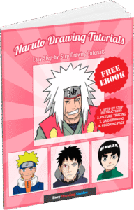 Naruto Drawing Tutorials - 3D eBook cover