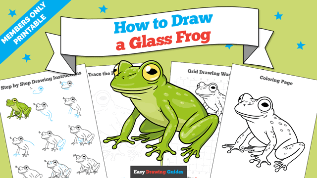 How to Draw a Glass Frog Printable Thumbnail