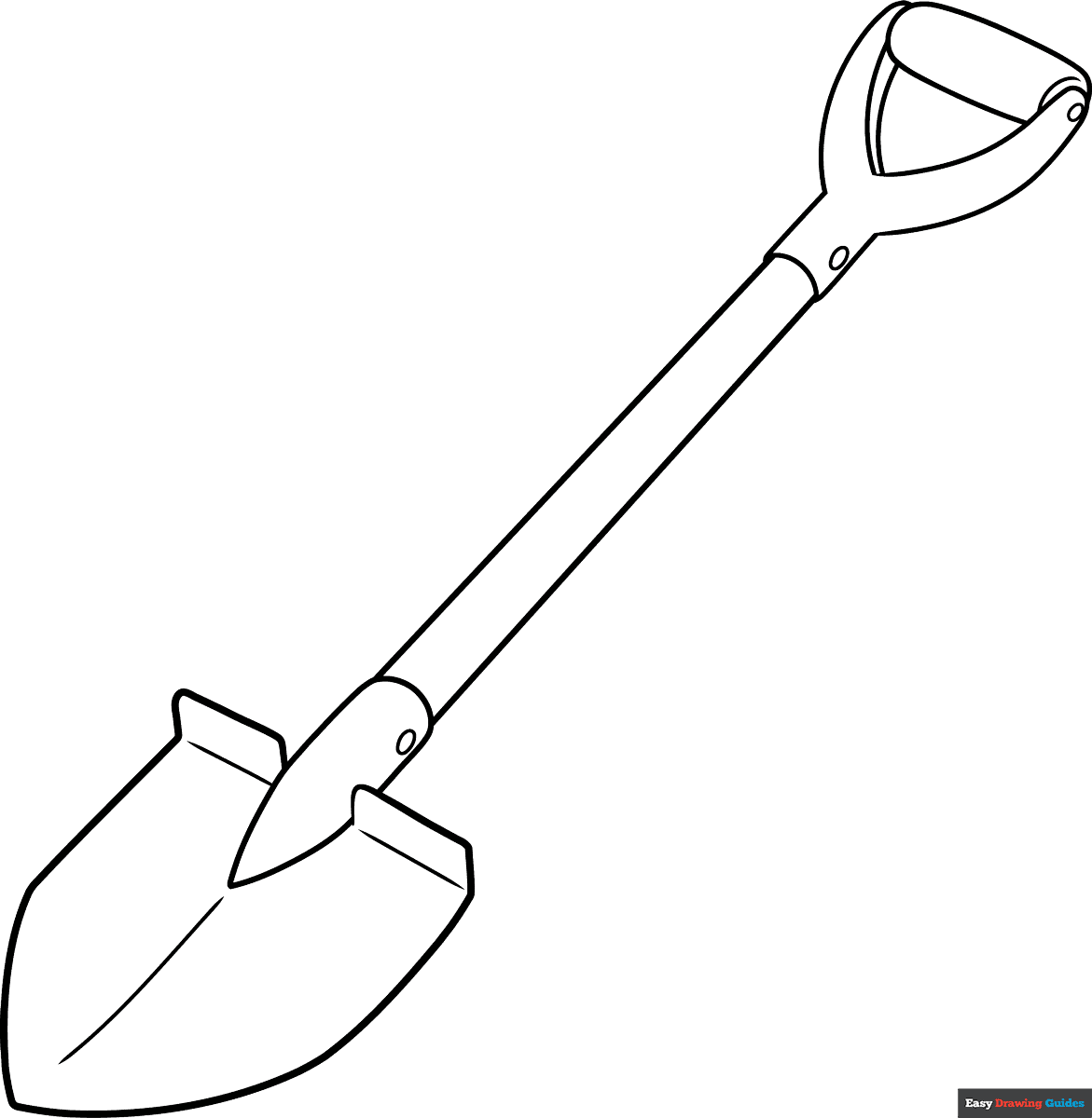 Free printable Shovel coloring page