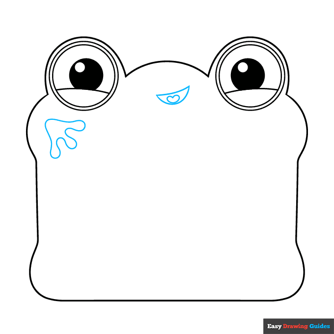 Lilypad from Toy Story step-by-step drawing tutorial: step 3