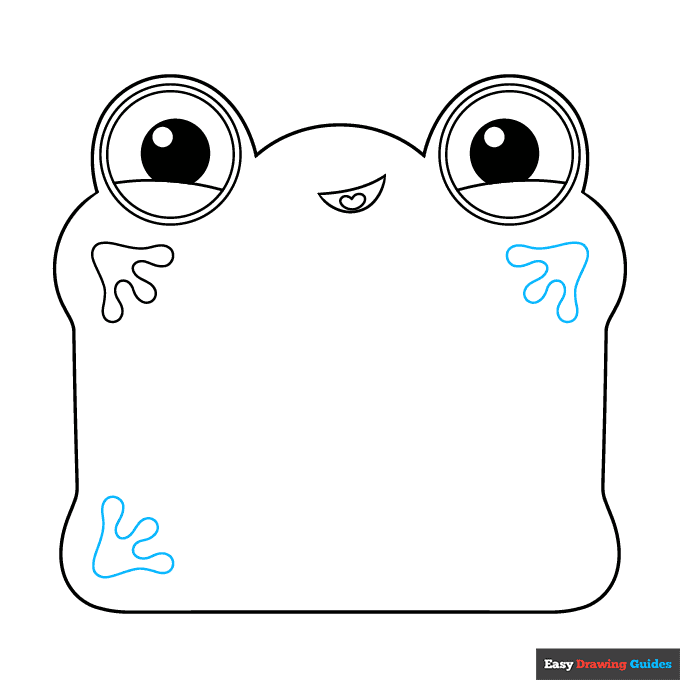 Lilypad from Toy Story step-by-step drawing tutorial: step 4