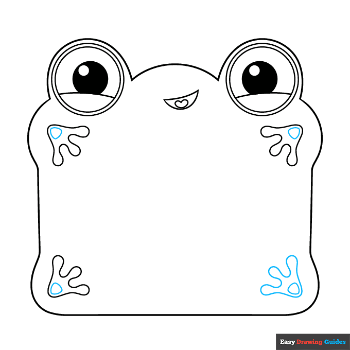 Lilypad from Toy Story step-by-step drawing tutorial: step 5