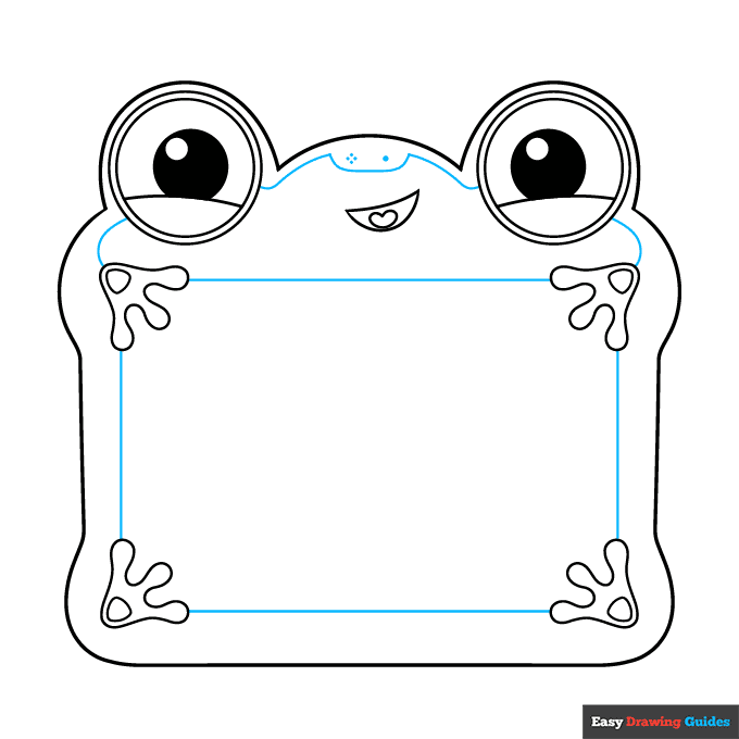 Lilypad from Toy Story step-by-step drawing tutorial: step 6