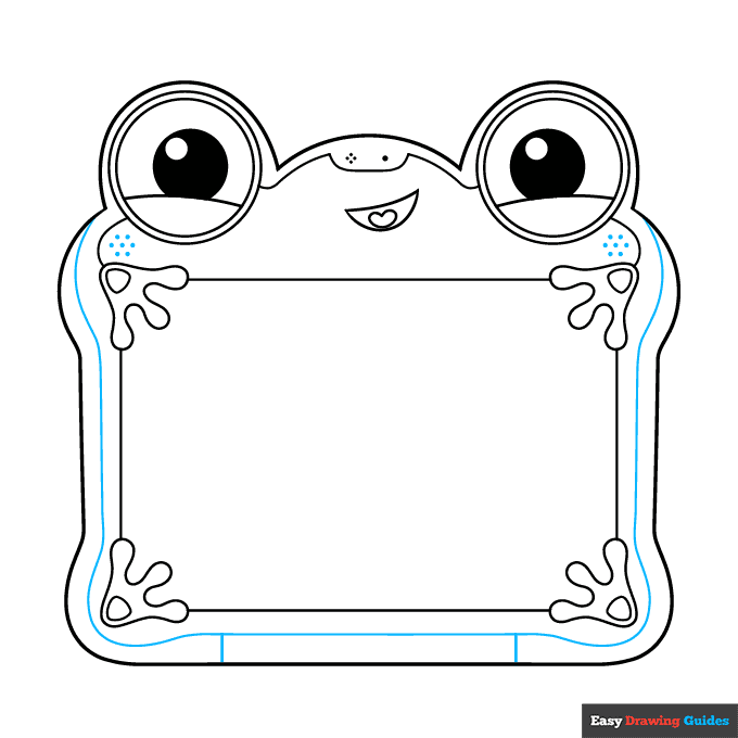 Lilypad from Toy Story step-by-step drawing tutorial: step 7