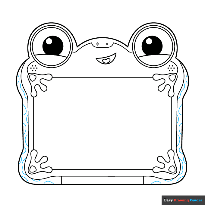 Lilypad from Toy Story step-by-step drawing tutorial: step 8