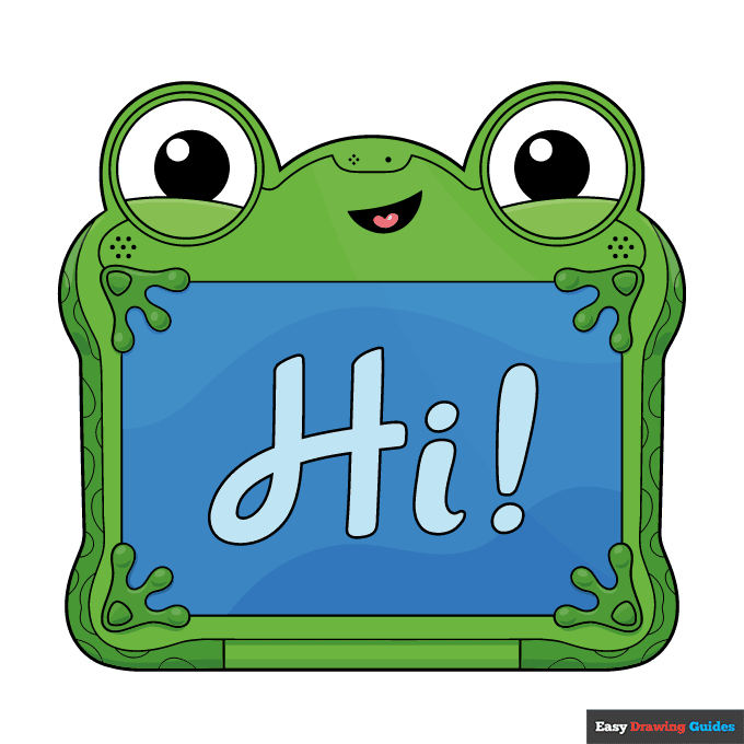 Lilypad from Toy Story step-by-step drawing tutorial: step 10