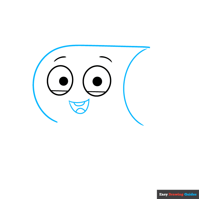 Smarty Pants from Toy Story step-by-step drawing tutorial: step 2