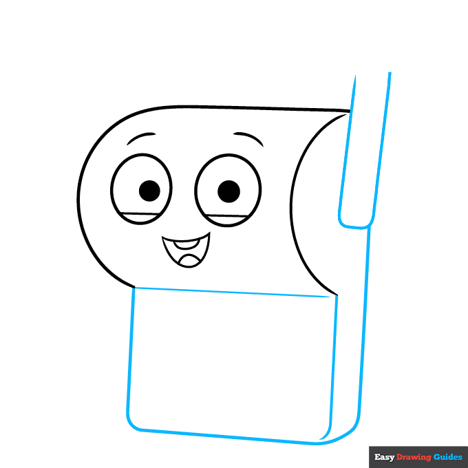 Smarty Pants from Toy Story step-by-step drawing tutorial: step 3