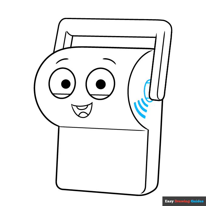 Smarty Pants from Toy Story step-by-step drawing tutorial: step 5