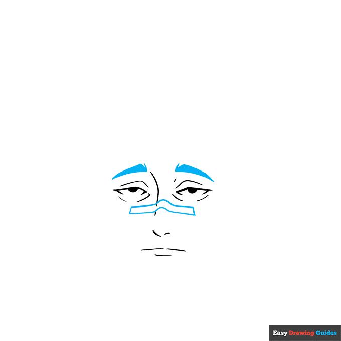 Choso from Jujutsu Kaisen step-by-step drawing tutorial: step 3