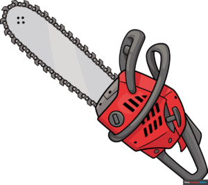 How to Draw a Chainsaw Featured Image