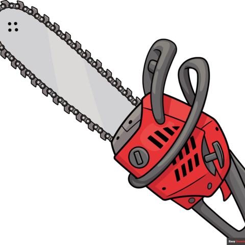 How to Draw a Chainsaw Featured Image