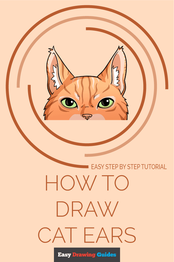 How to Draw Cat Ears Pinterest Image