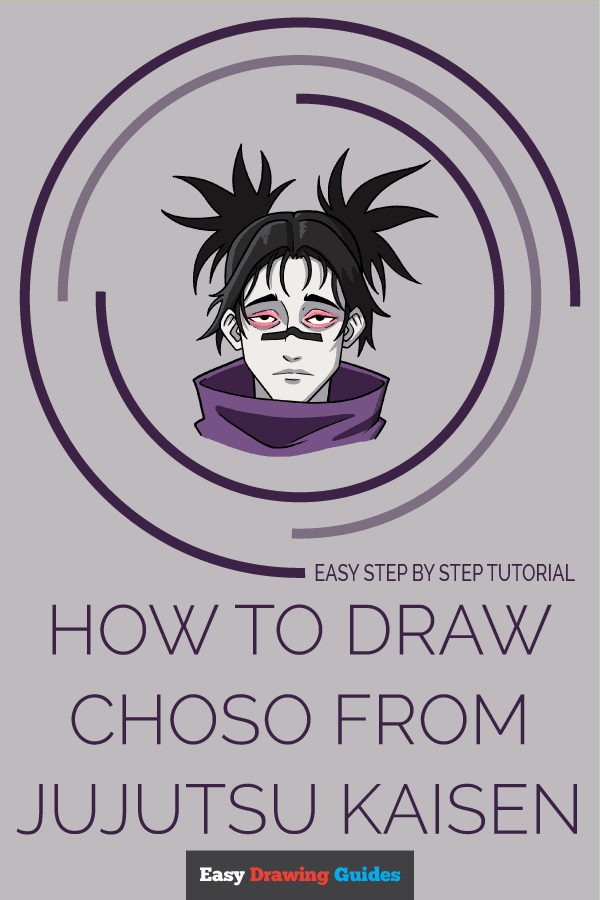 How to Draw Choso from Jujutsu Kaisen Pinterest Image