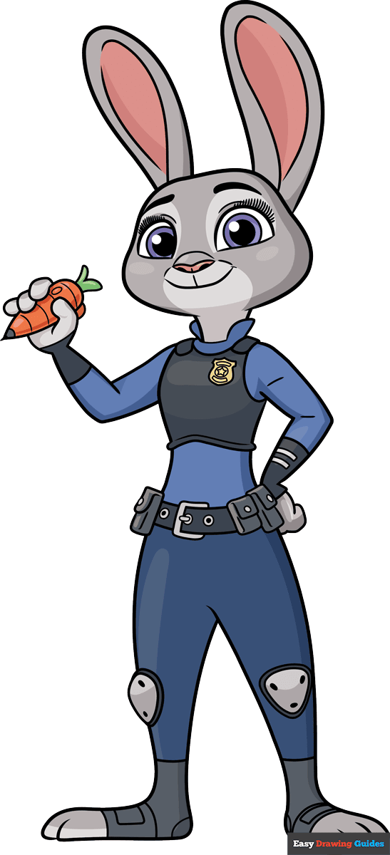 How to Draw Judy Hopps from Zootopia Featured Image