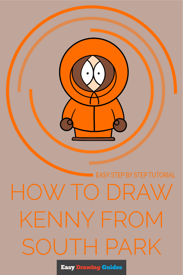 How to Draw Kenny from South Park Pinterest Image