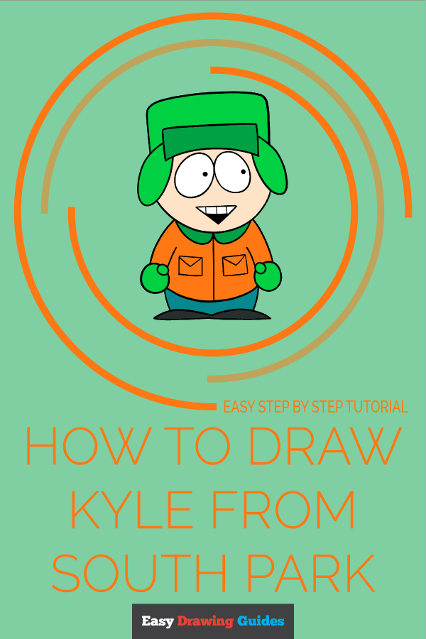 How to Draw Kyle from South Park Pinterest Image