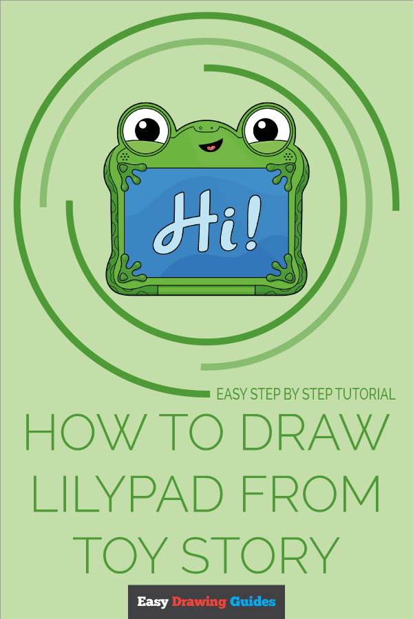 How to Draw Lilypad from Toy Story Pinterest Image