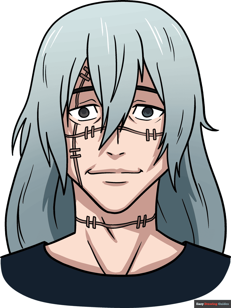 How to Draw Mahito from Jujutsu Kaisen Featured Image