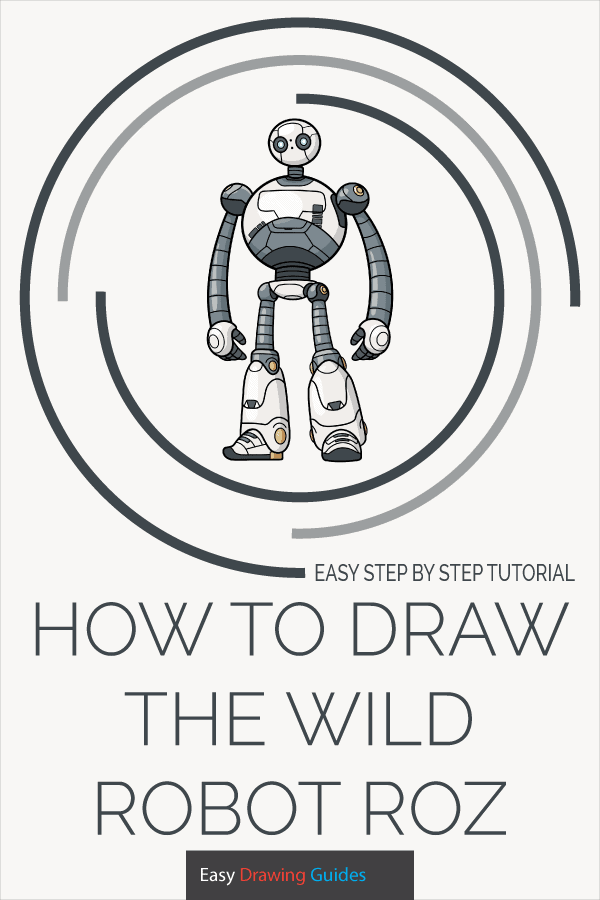 How to Draw the Wild Robot Roz Pinterest Image