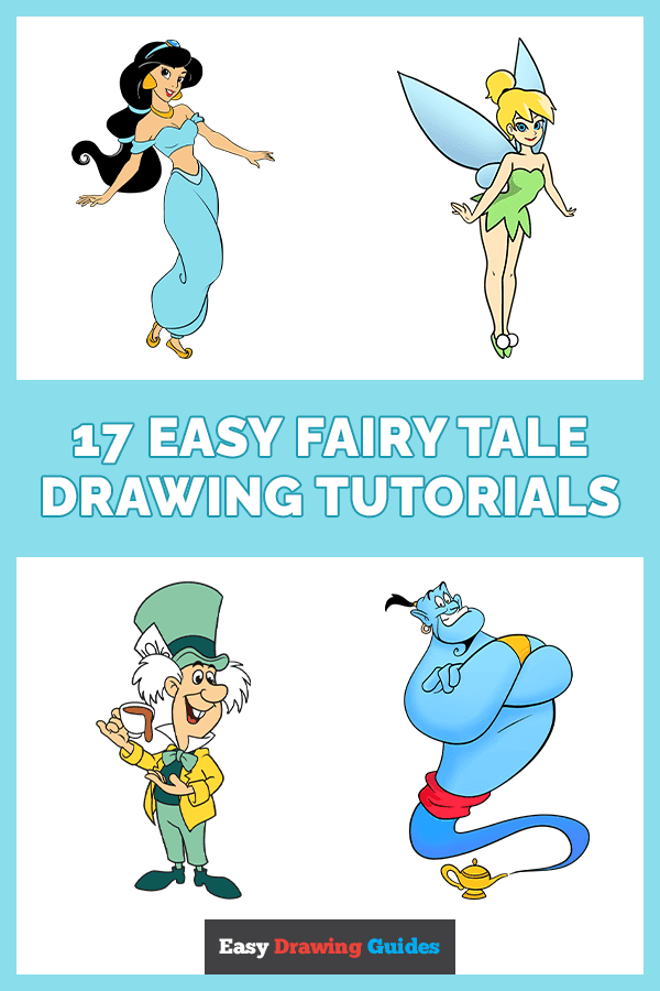 17 Easy Fairy Tale Drawing Tutorials Pinterest Image