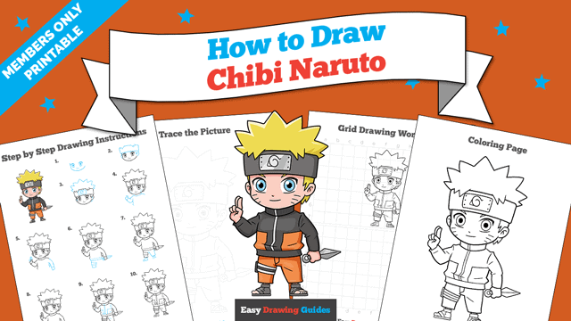 How to Draw Chibi Naruto Printable Thumbnail