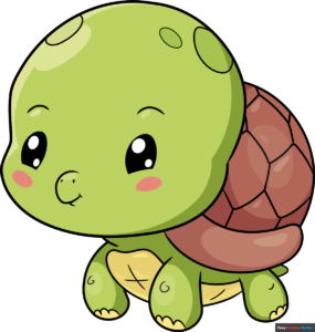 How to Draw a Chibi Turtle Featured Image