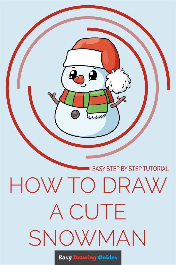 How to Draw a Cute Snowman